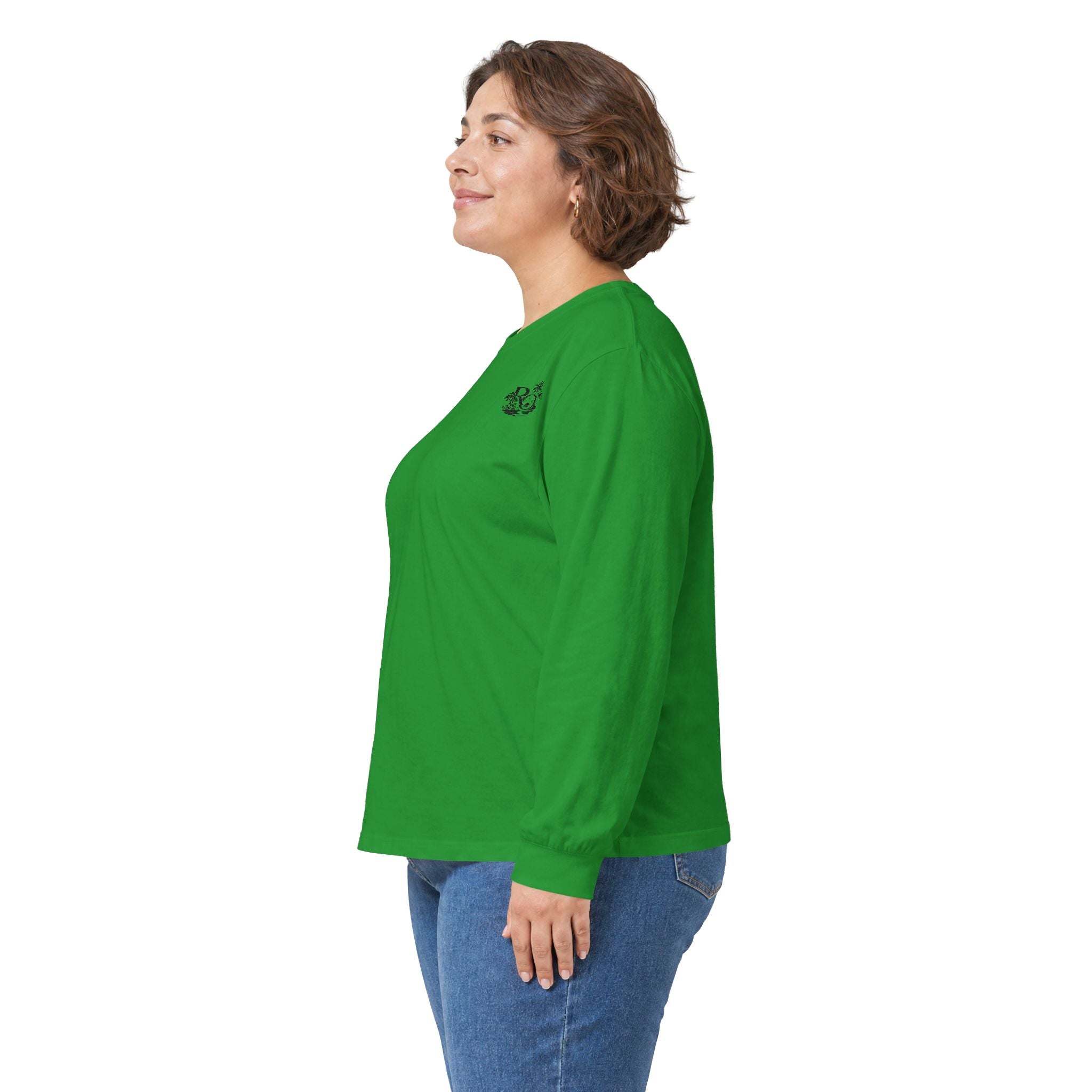 RO Island Palm Long Sleeve Tee