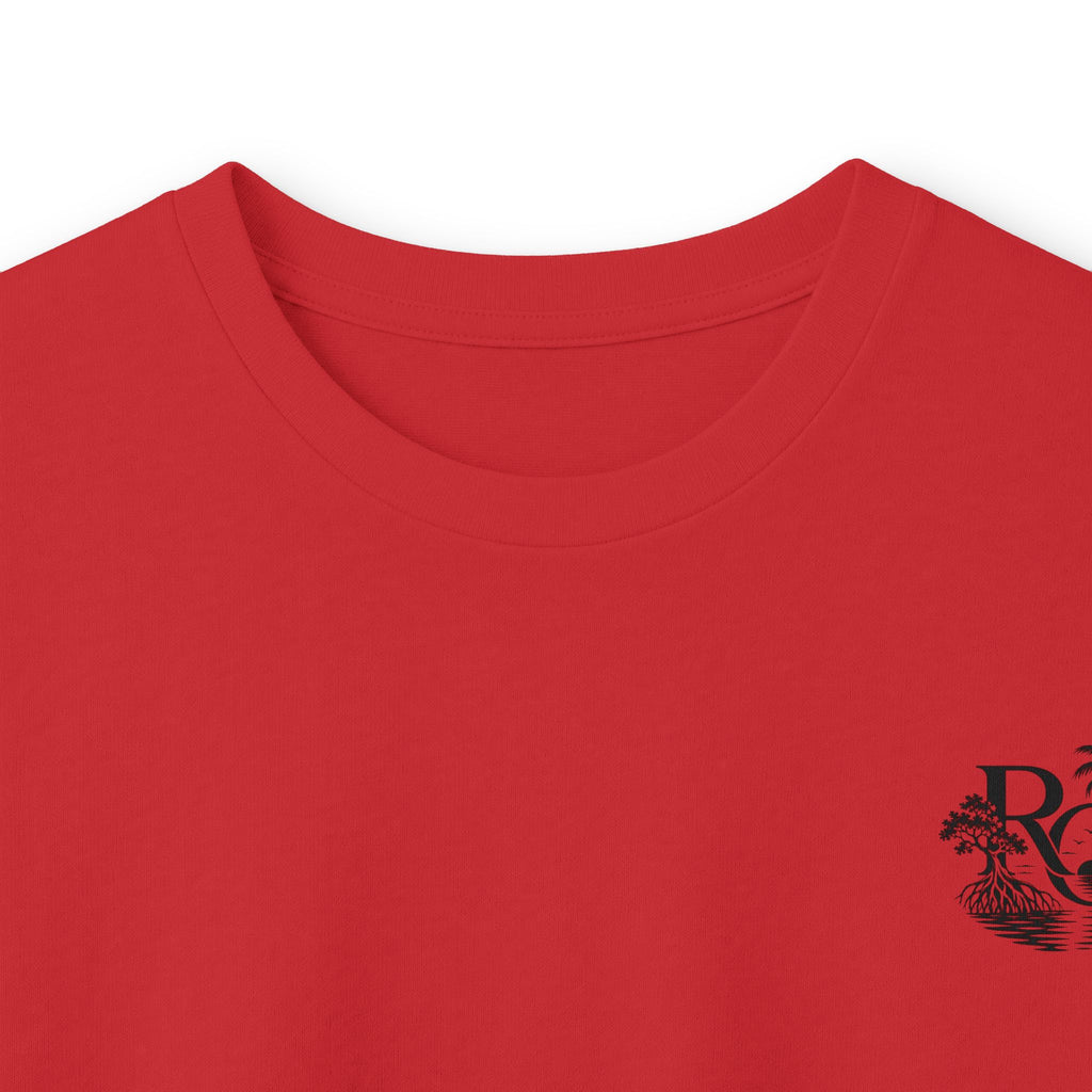 Long Sleeve Tee — "Raised Outside" Sunset Canoe Graphic