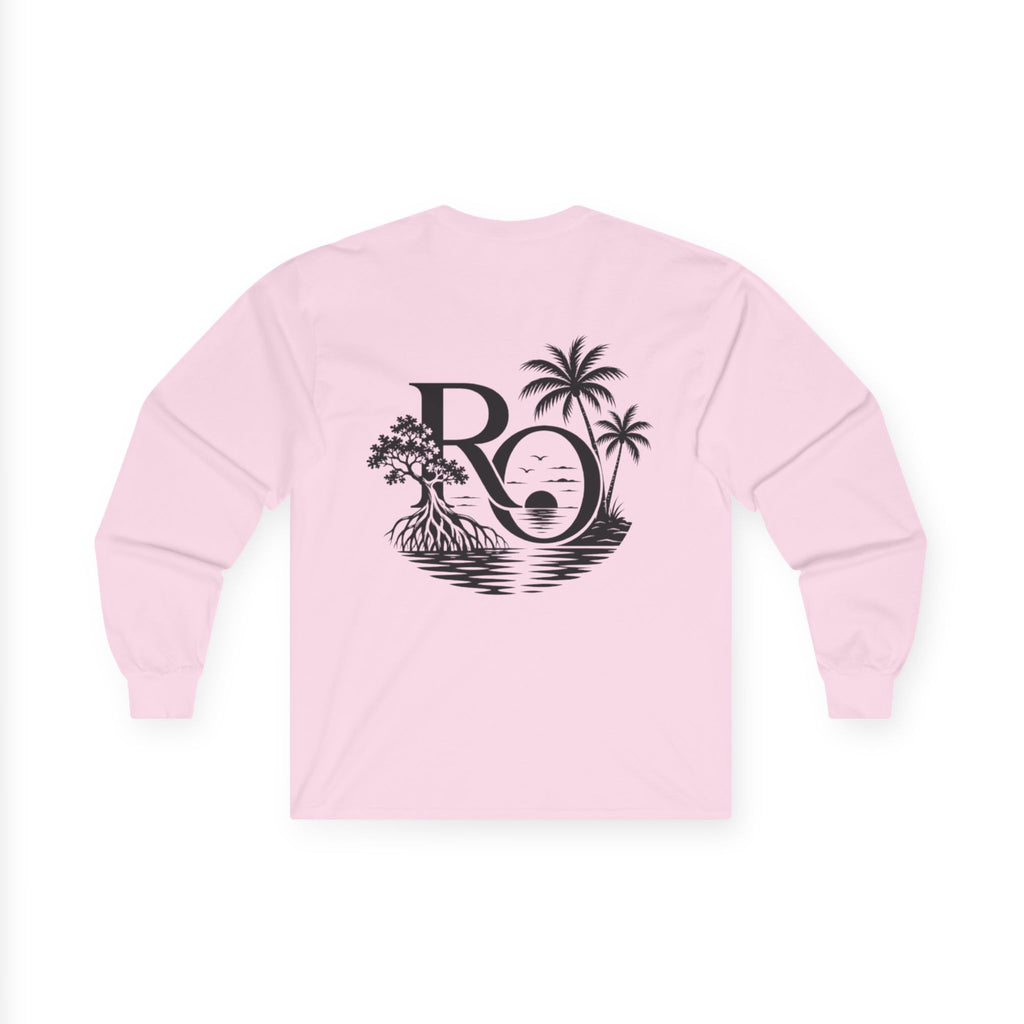 RO Island Palm Long Sleeve Tee