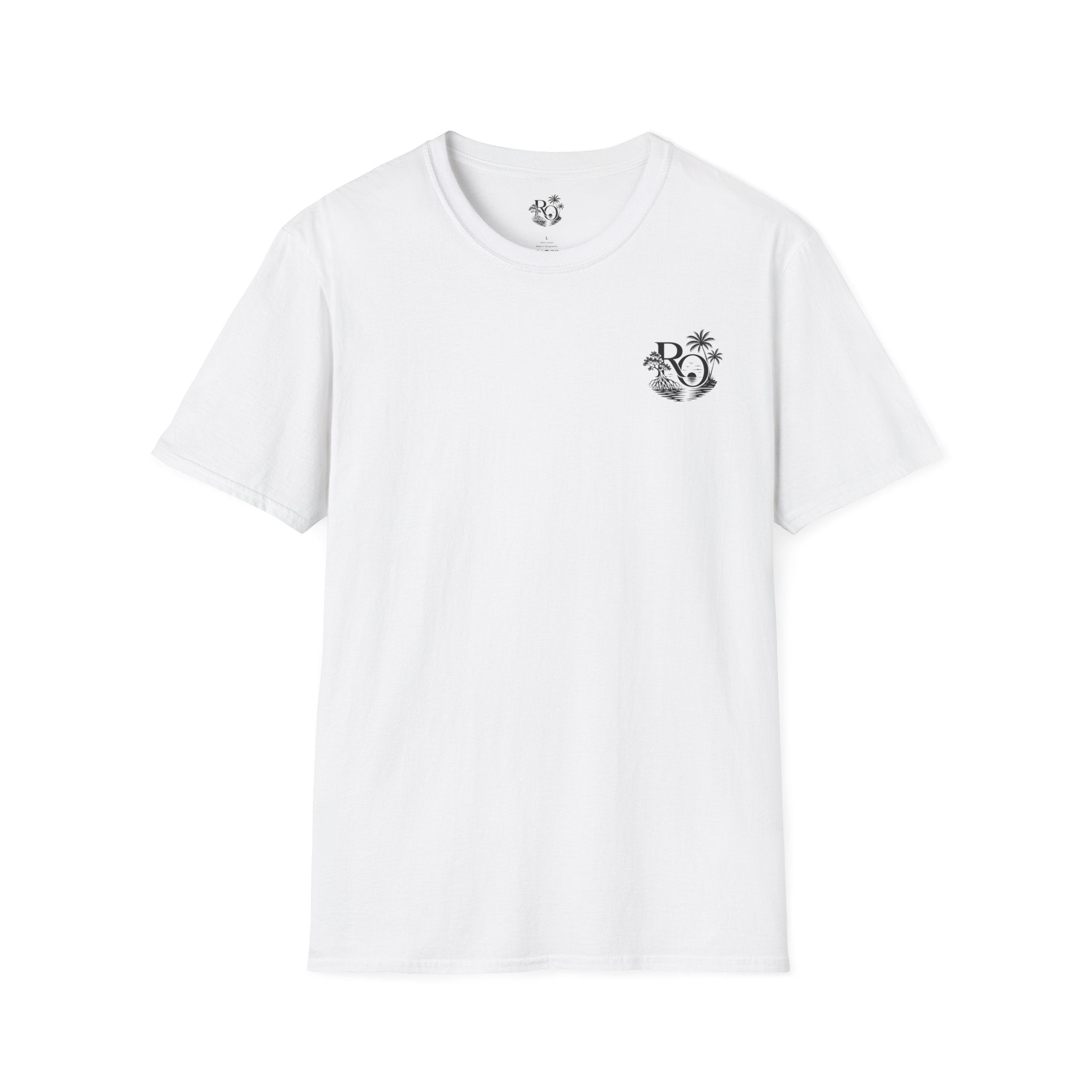Anchor Palm Tee — Minimal Coastal Graphic T‑Shirt