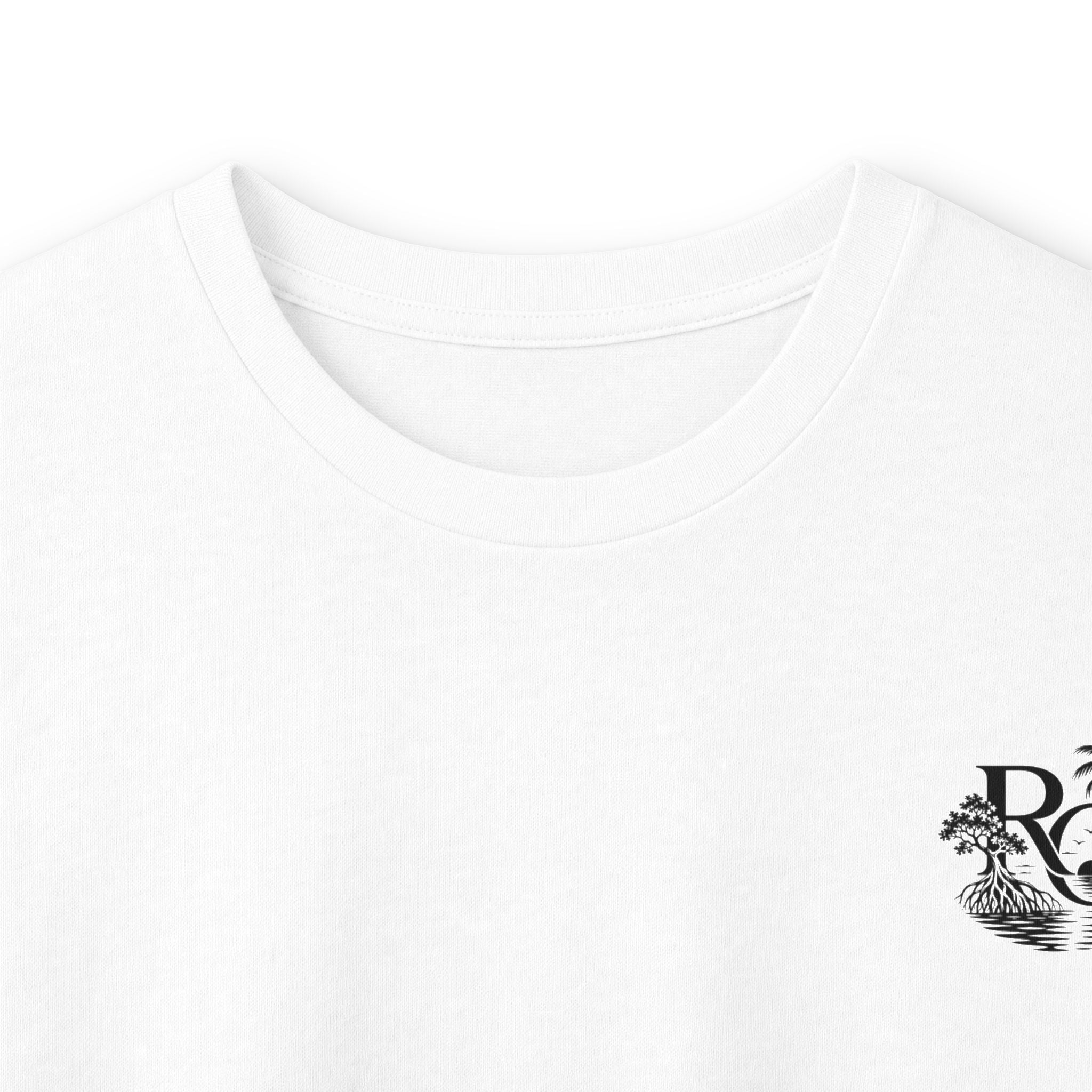 Long Sleeve Tee — "Raised Outside" Sunset Canoe Graphic