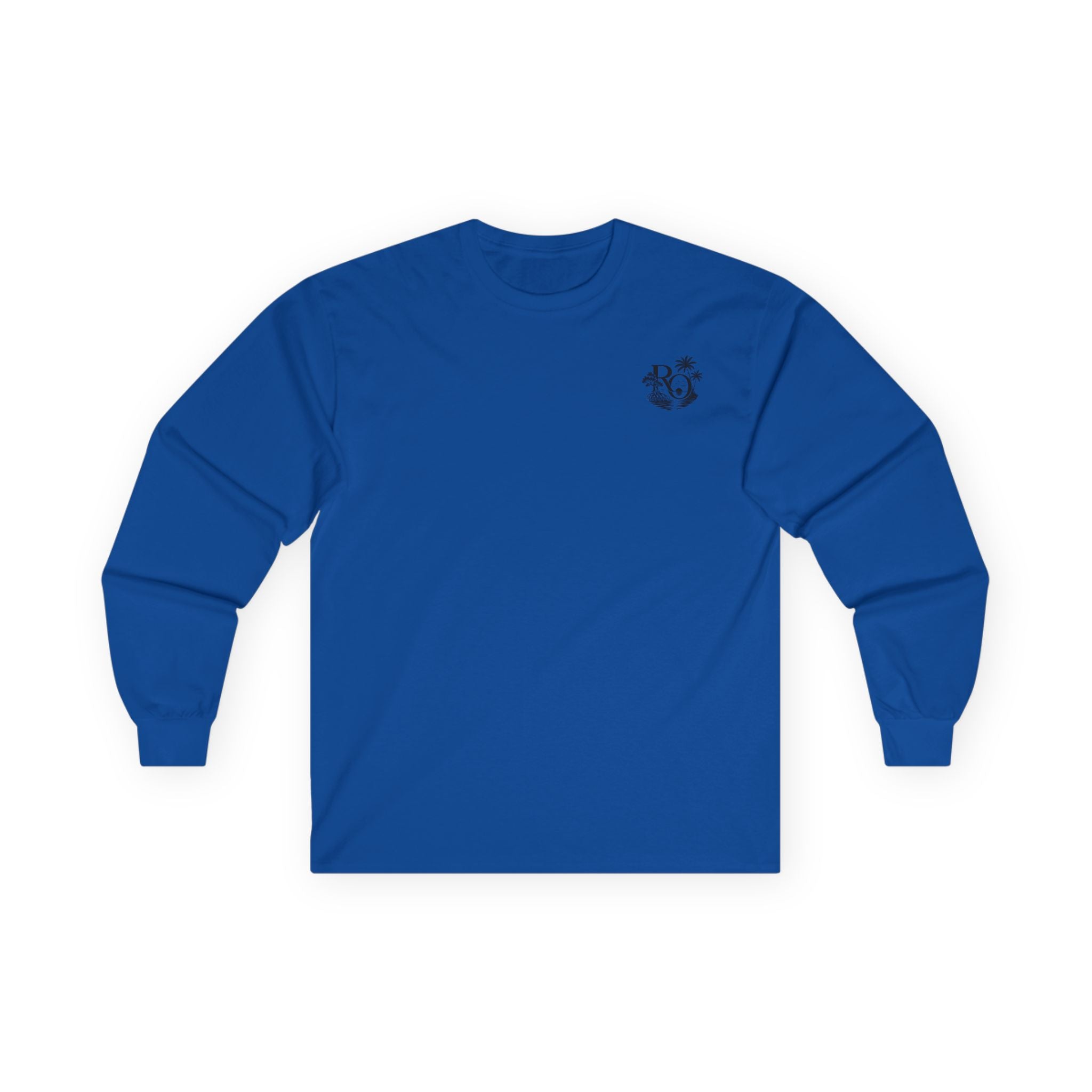 Long Sleeve Tee — "Raised Outside" Sunset Canoe Graphic
