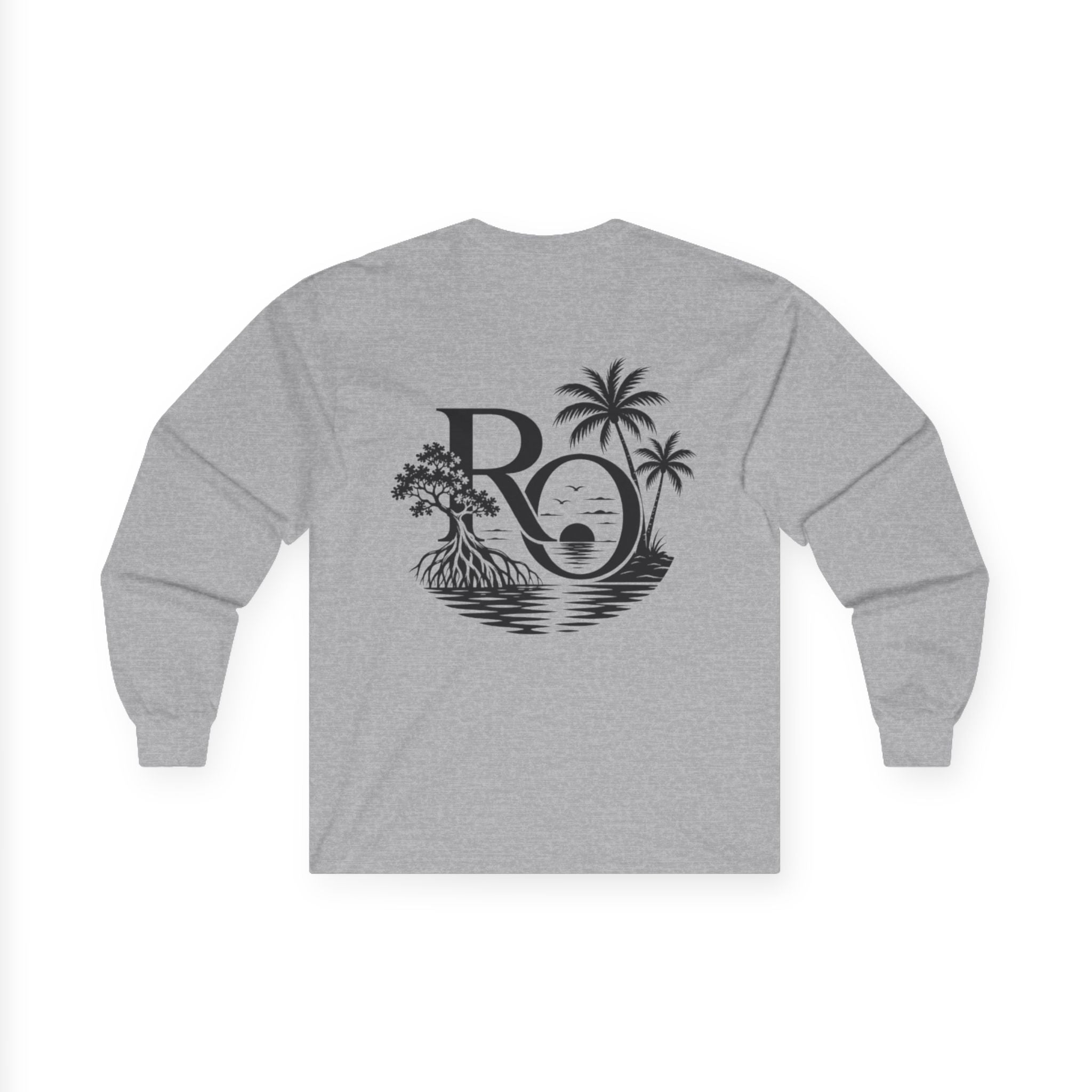 RO Island Palm Long Sleeve Tee