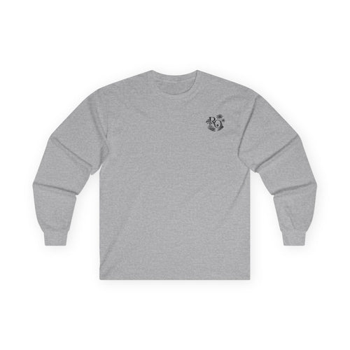 Long Sleeve Tee — "Raised Outside" Sunset Canoe Graphic