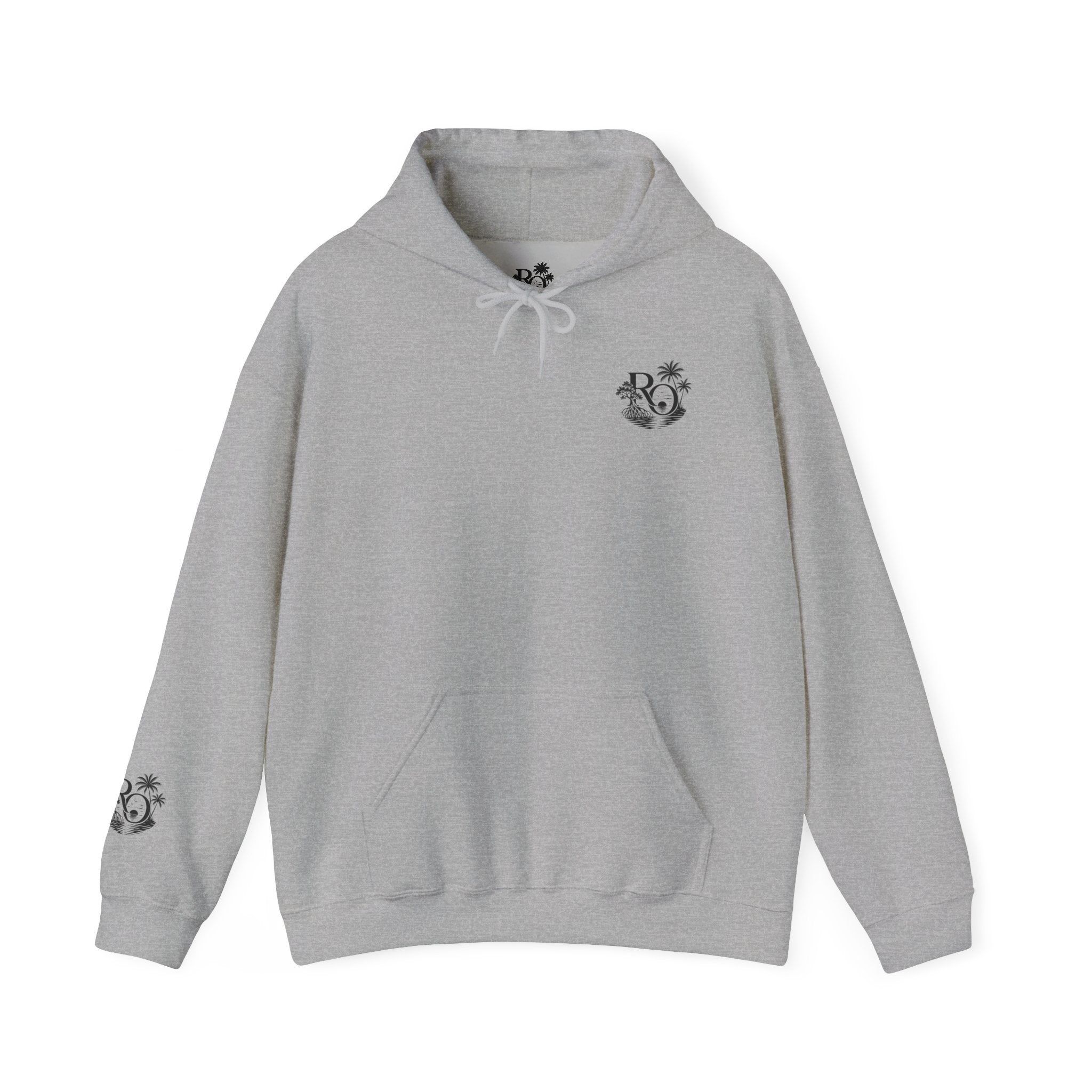 Surf Sunset Hoodie — 'Raise Tide' Beach Graphic Pullover